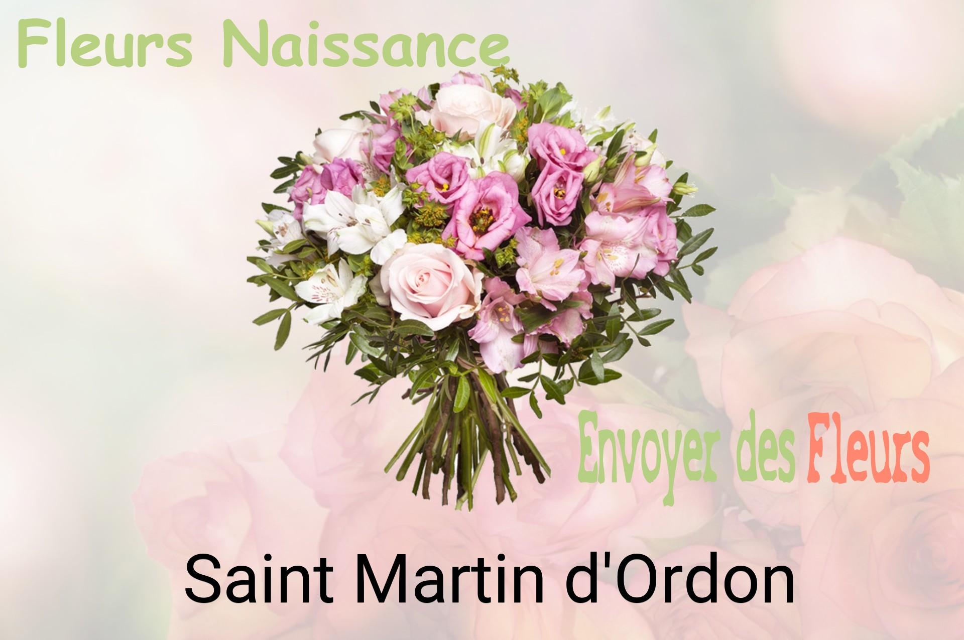 Bouquet de fleurs de naissance livré à Saint-Martin-d'Ordon